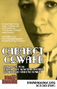 cabaret coward poster