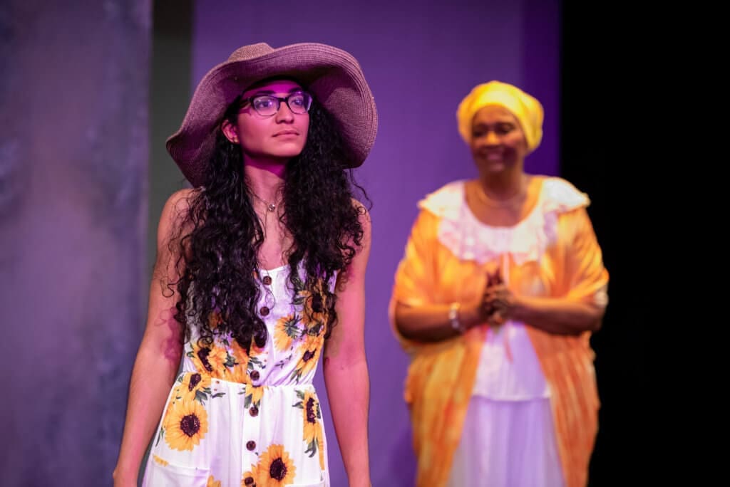 Bag&amp;Baggage Productions presents "The Island in Winter or, La Isla en Invierno" at tge Vault Theater in Hillsboro, Ore. (photo by Casey Campbell Photography)