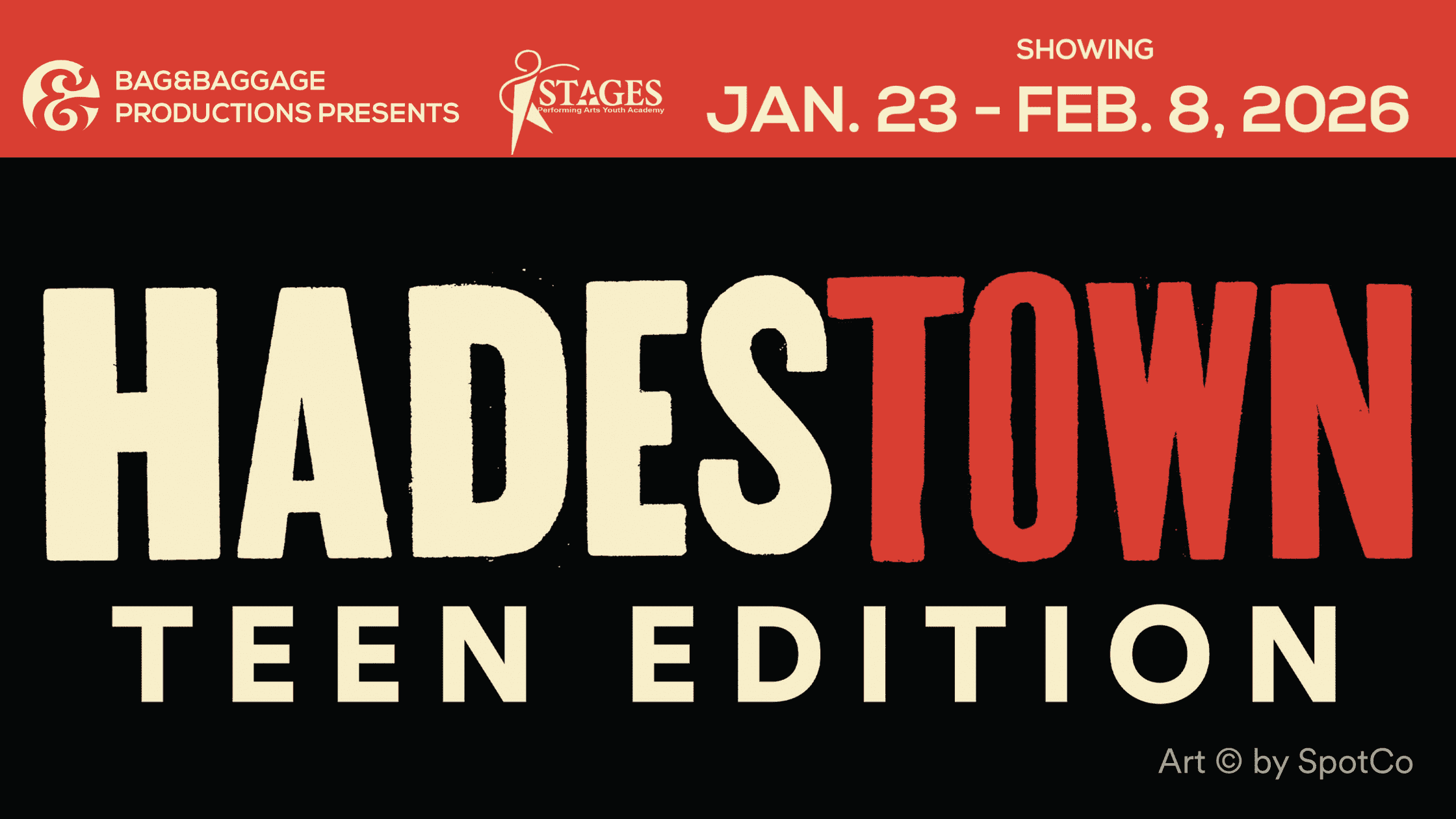 hadestown teen edition with STAGES