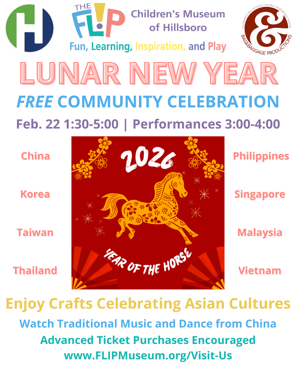 FL!P museum Lunar New Year poster