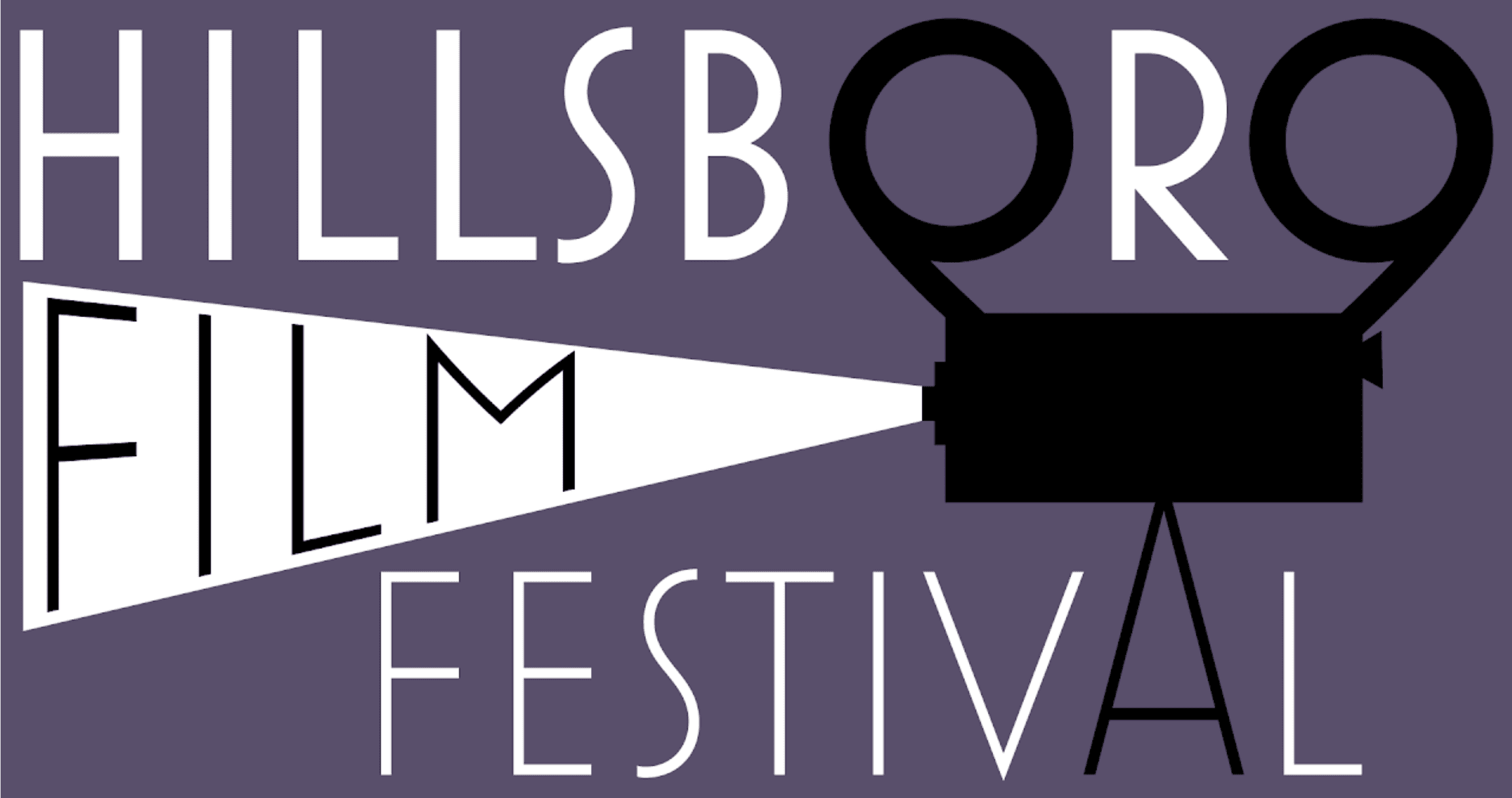 Hillsboro Film Festival Logo - dark purple big banner